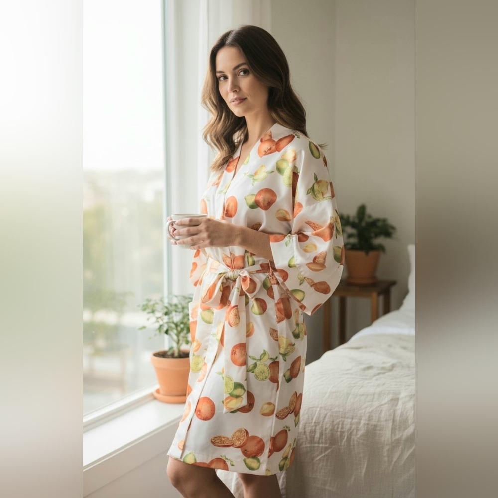 Opulence Citrus Delight Women's Robe